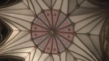 Photo of Chapter House ceiling at York Minster