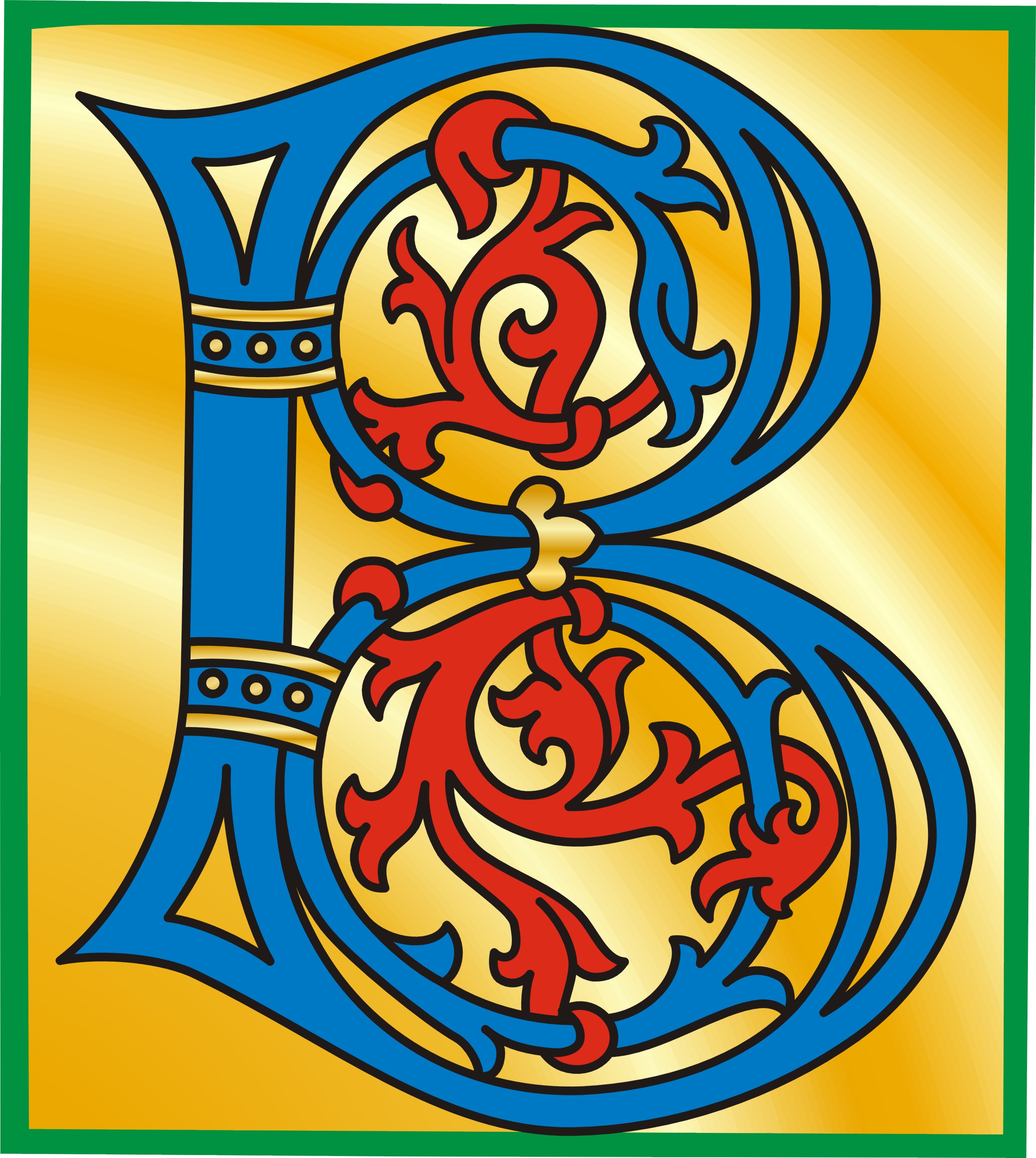 Image of Letters CelticBBlu