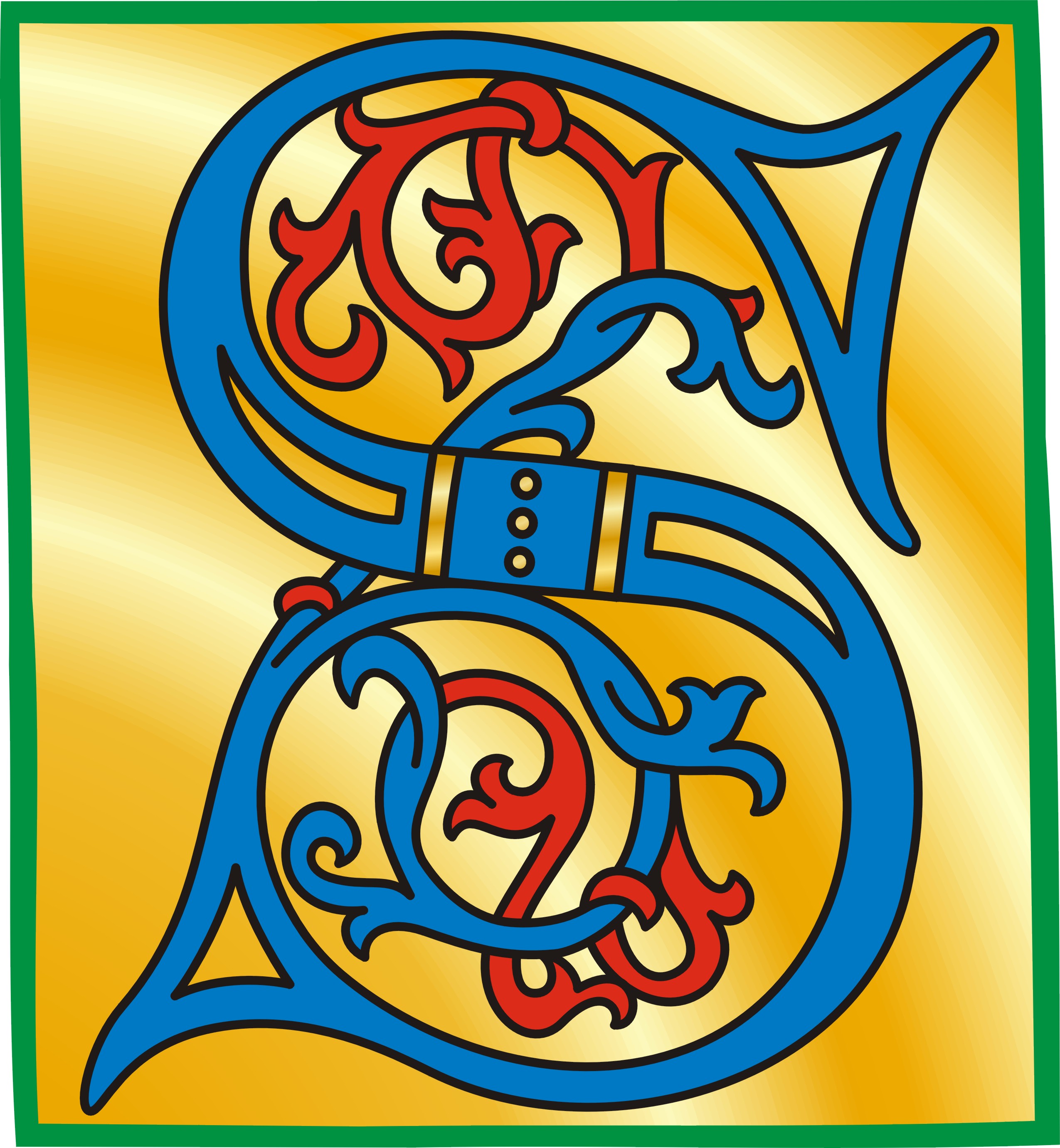 Image of Letters CelticSBlu