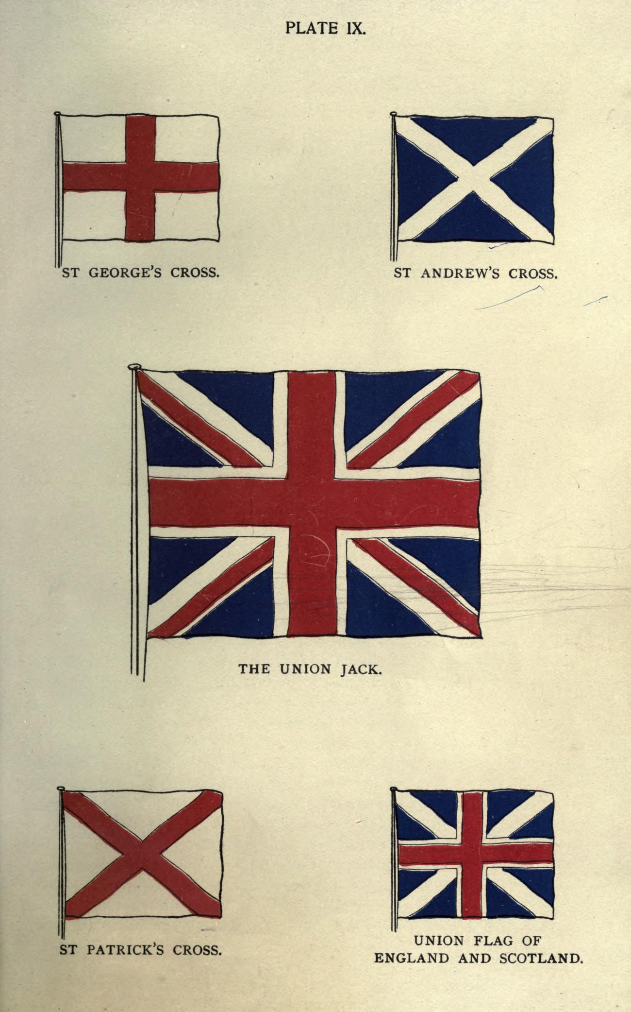 Image of A Complete Guide To Heraldry 1909 Union Jack Pg612a