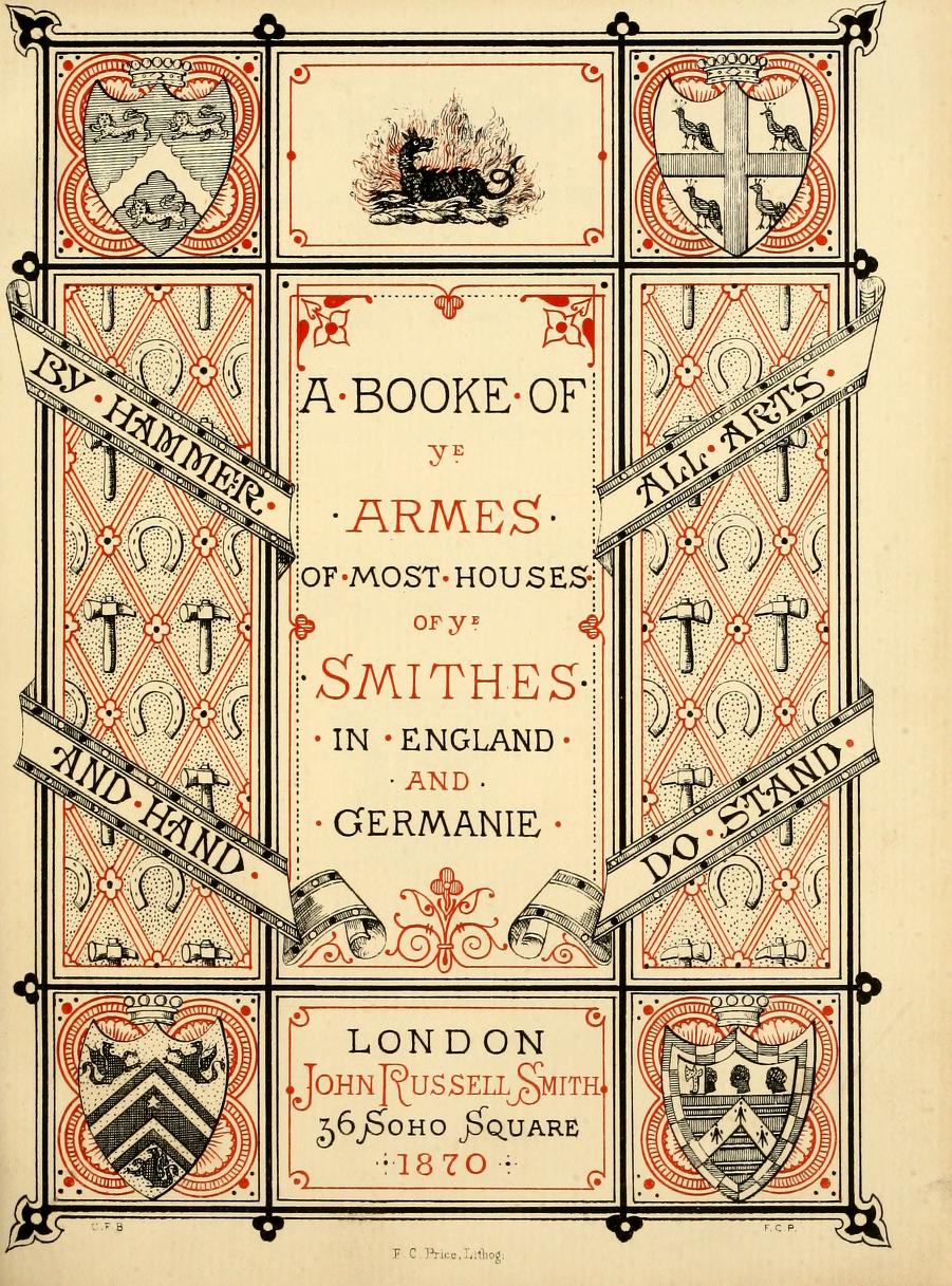 Image of Heraldry Of Smith Cover